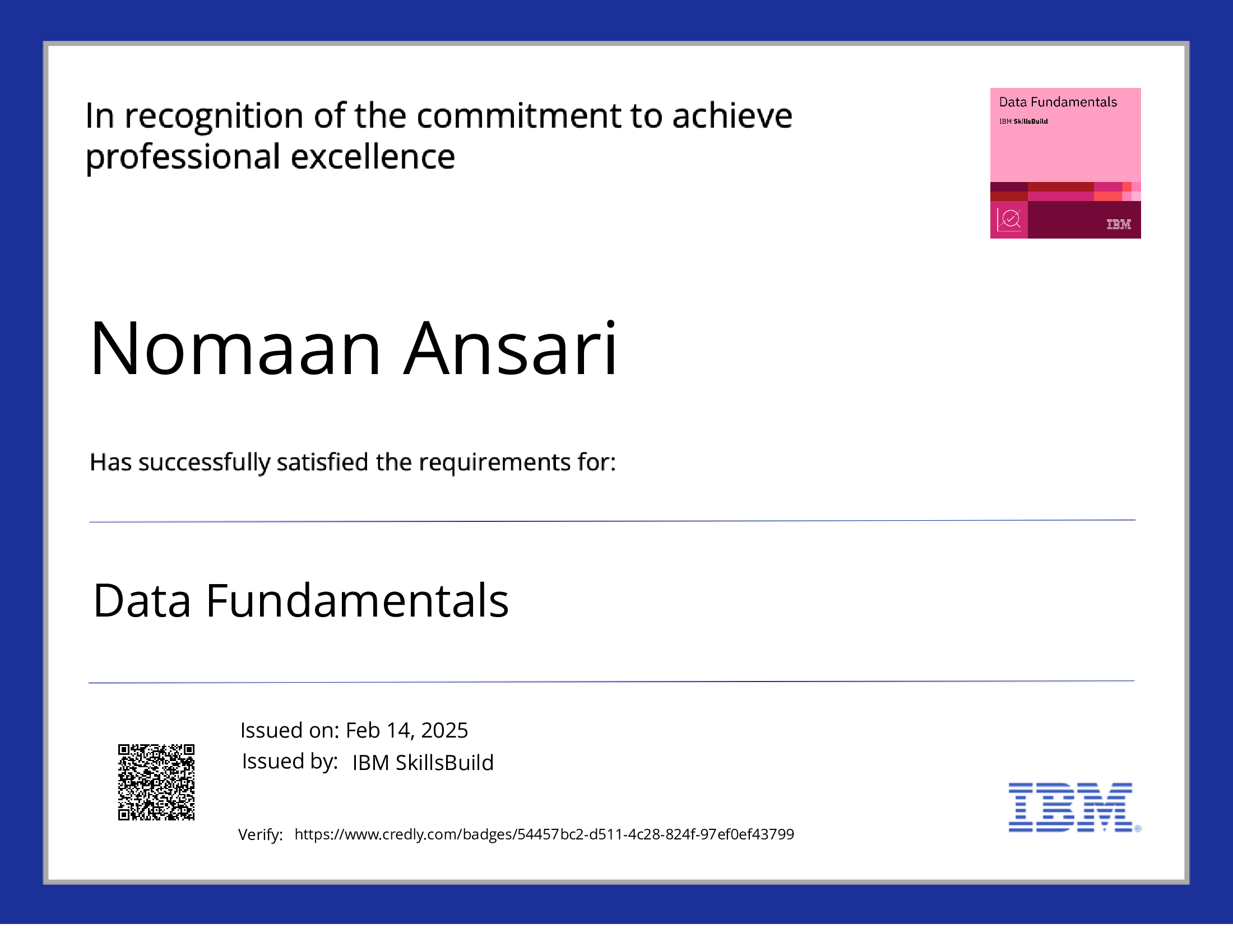 Certificates